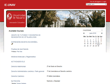Tablet Screenshot of ie.adistancia.unav.es
