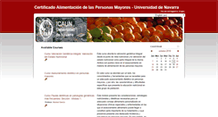 Desktop Screenshot of icaun.adistancia.unav.es